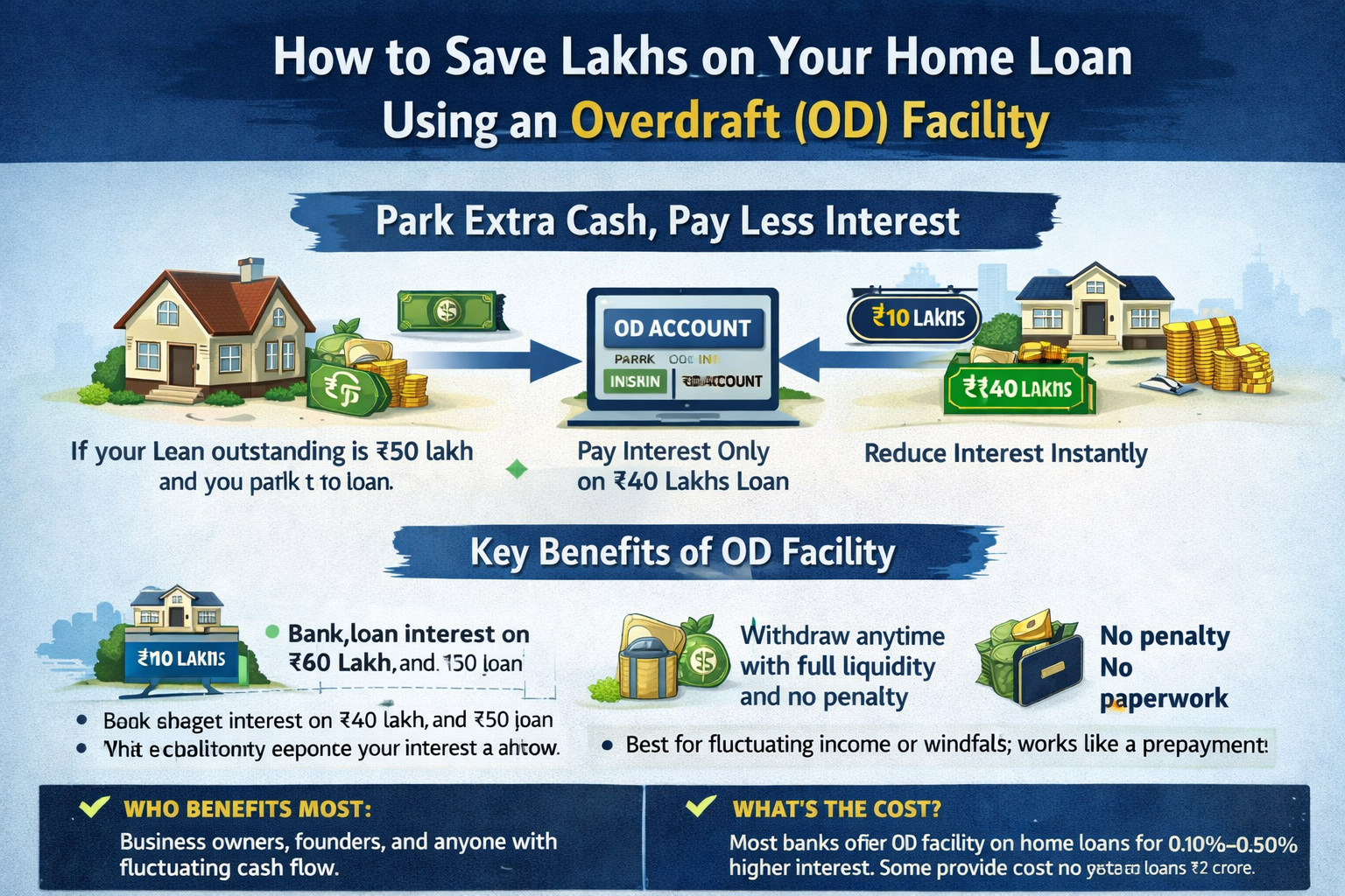 Home Loan Od Account Interest Saving Example